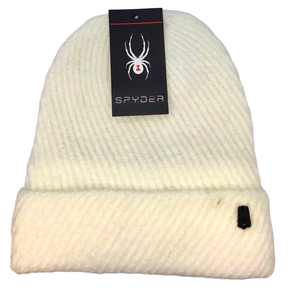 Spyder Diagonal Dimensional Ribbed Cuff Beanie - Picture 3 of 9